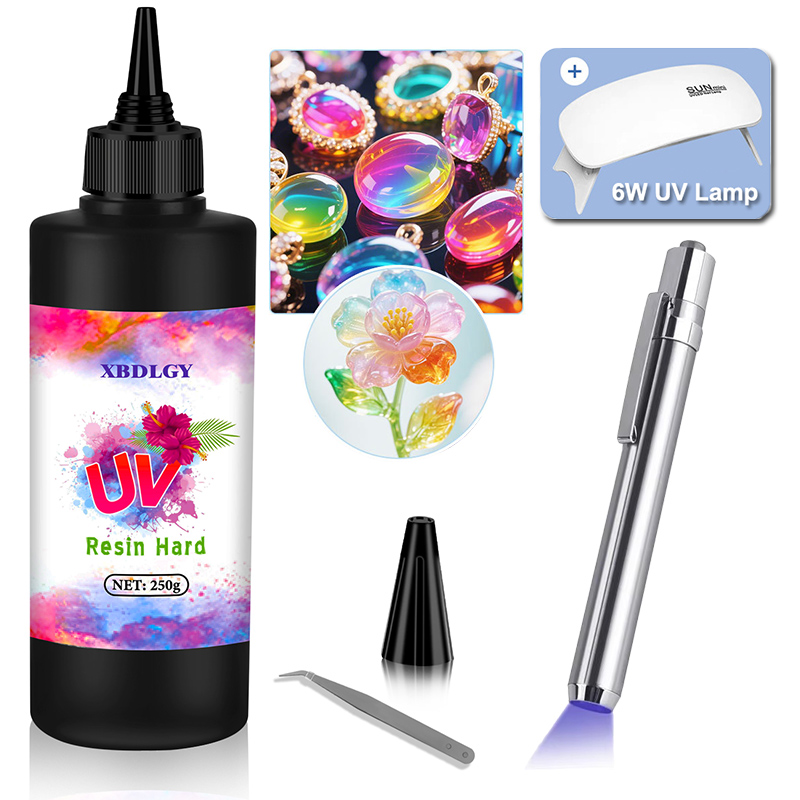 Resin Art Letters - Colla dura in resina UV da