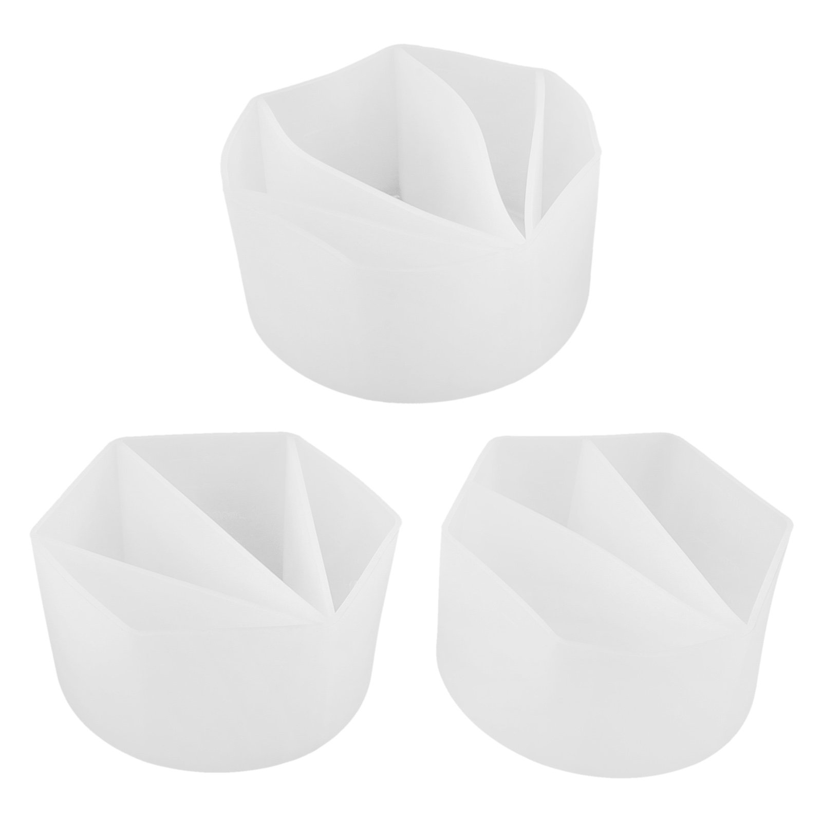 Resin Art Pouring - 3 tazze in silicone con divisori