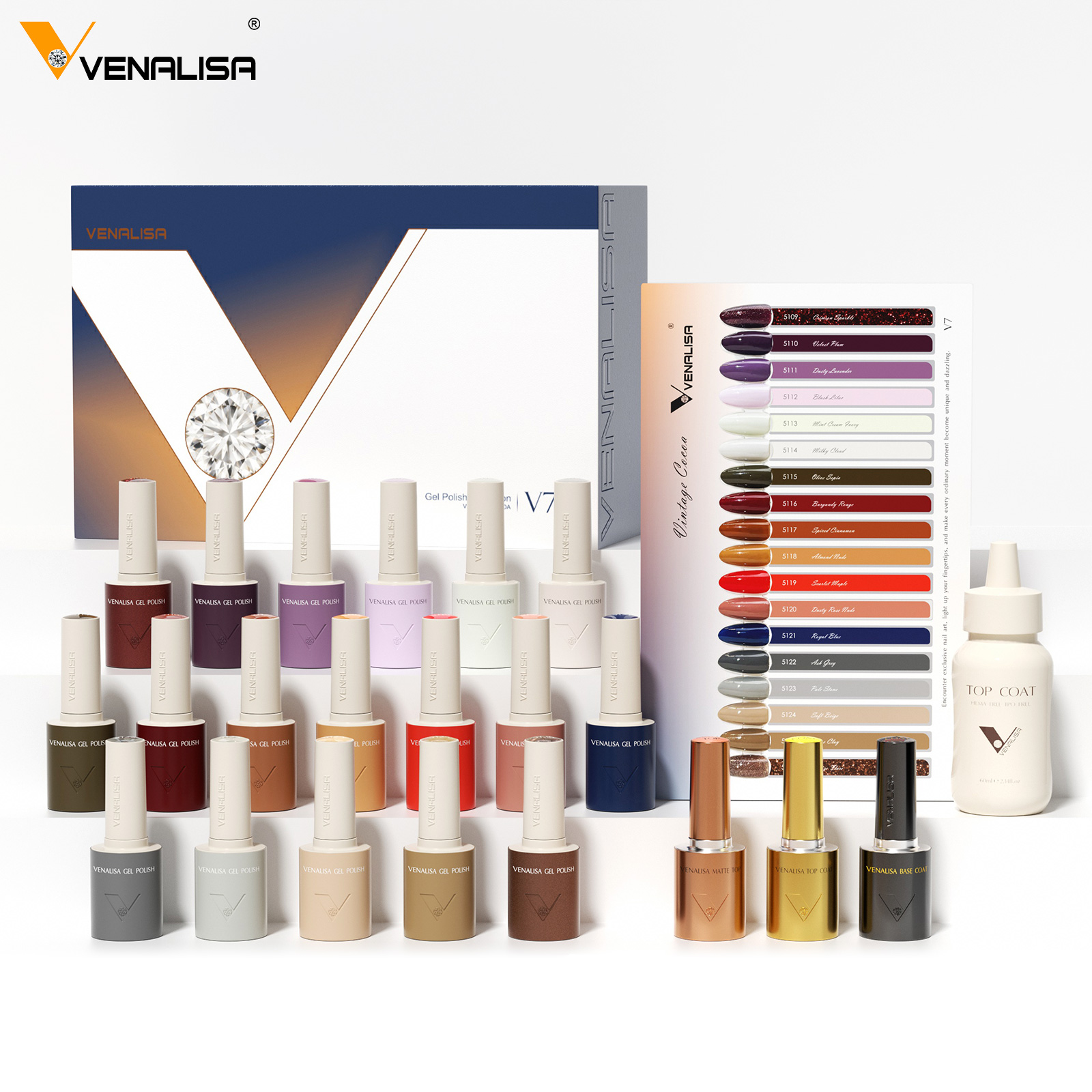 Resin Art All - VENALISA V7 Smalto Gel per Unghie