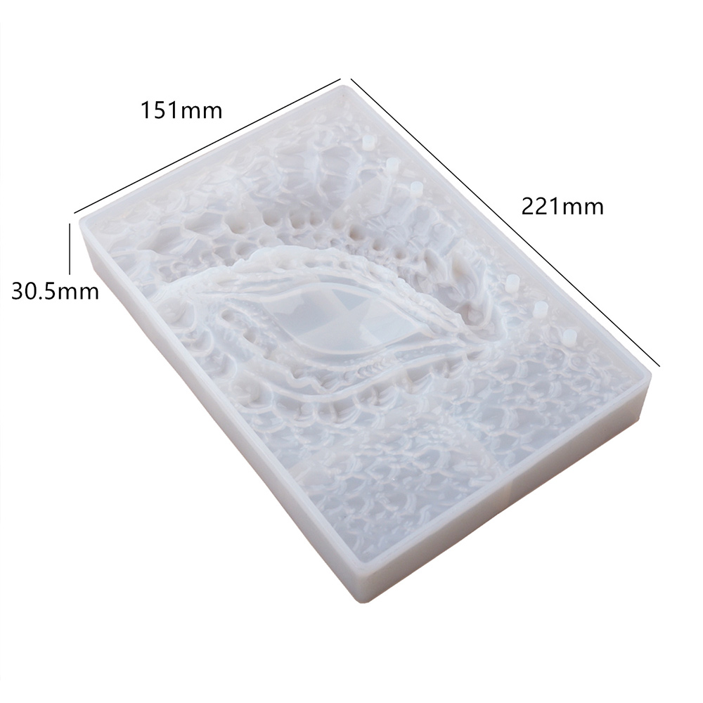 Resin Art Book - ABWZ-2Pcs Stampo in silicone a specchio
