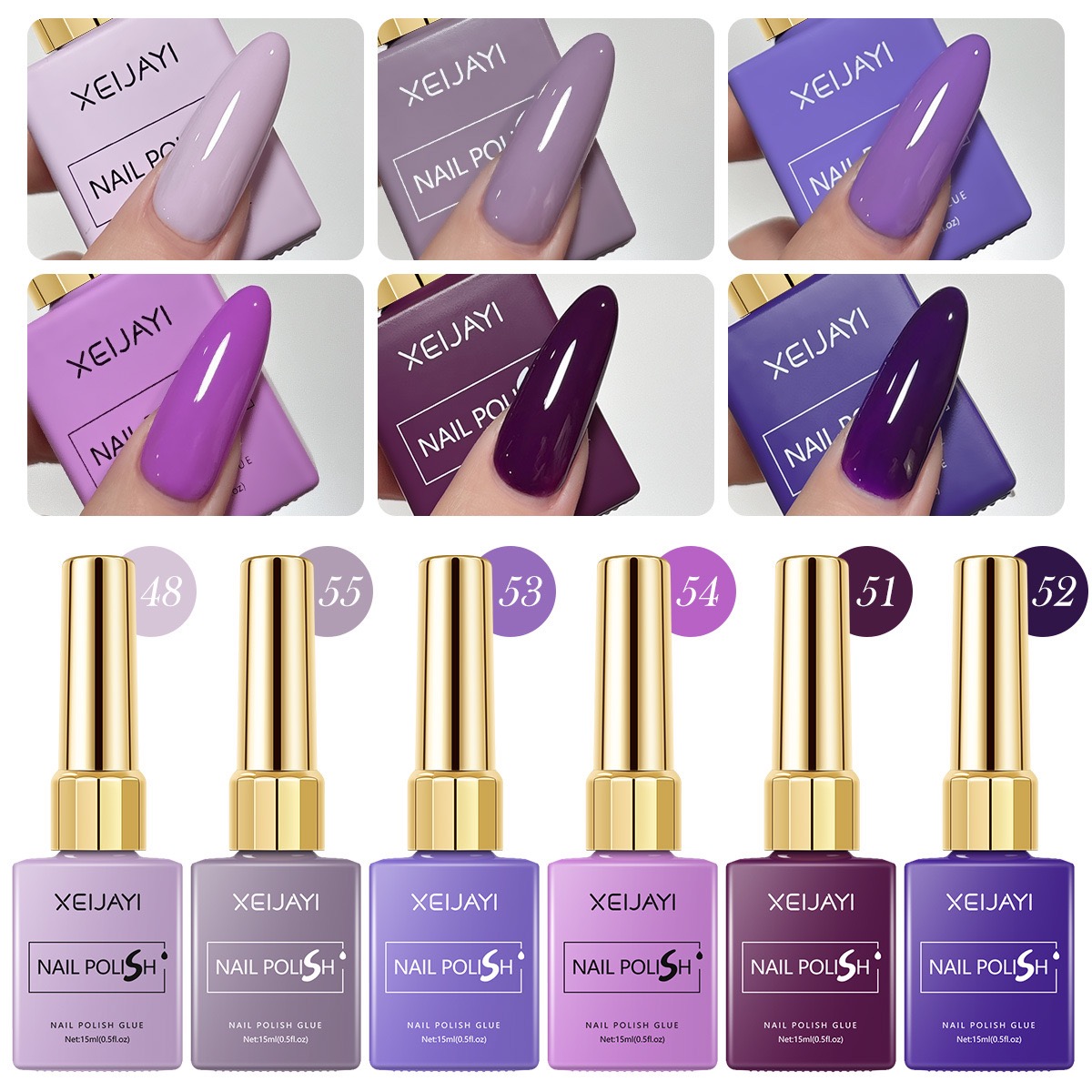 Resin Art All - 6 PZ/SET 15ml Smalto Per Unghie