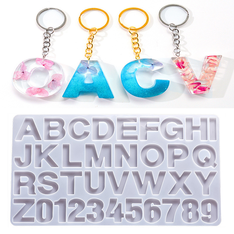 Resin Art Letters - Stampo in silicone per resina epossidica