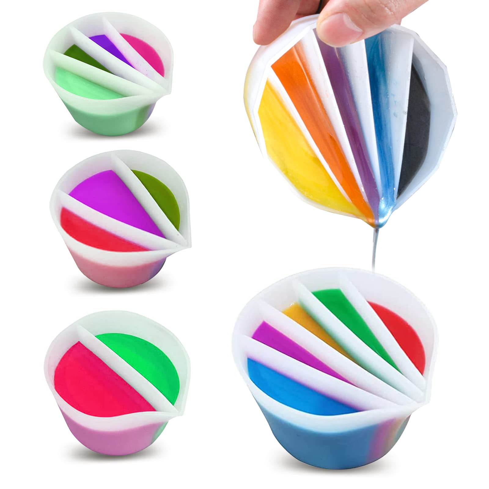 Resin Art Pouring - Tazza divisa per versare la vernice