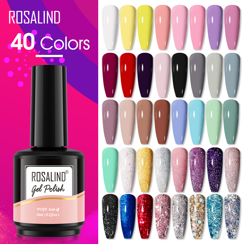 Resin Art All - ROSALIND 15ML Smalto Gel Glitterato per
