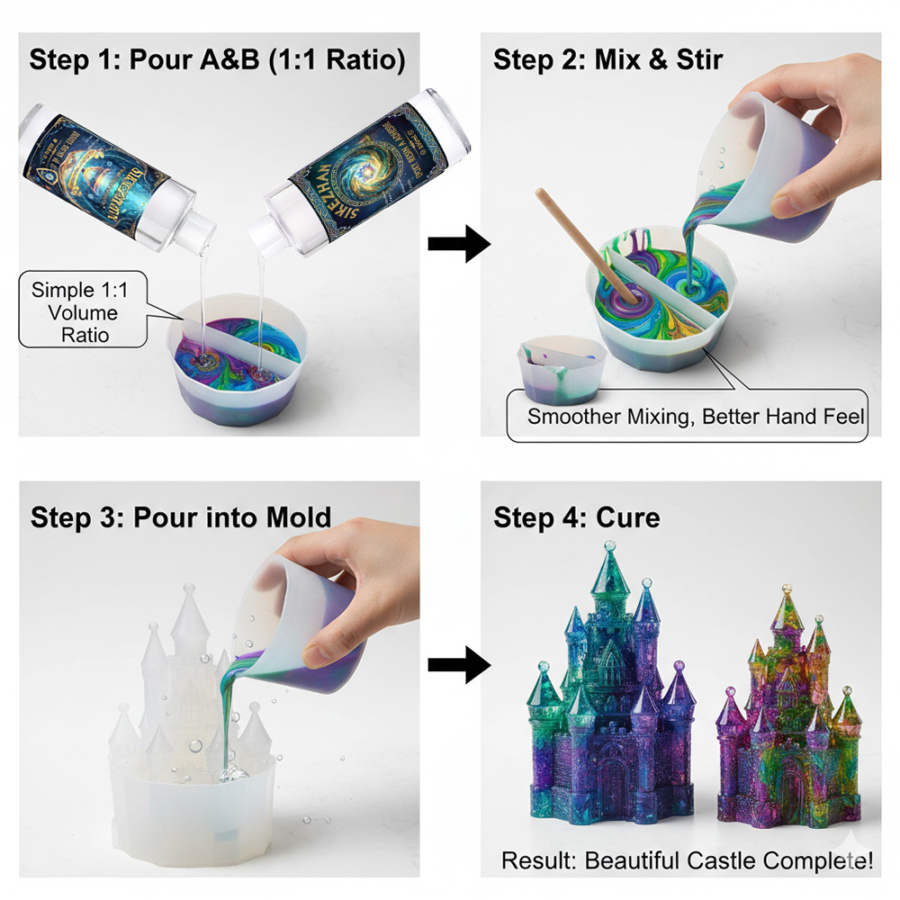 Kit di Resina Epossidica con 4 - Resin Art Pouring recensione e prezzo