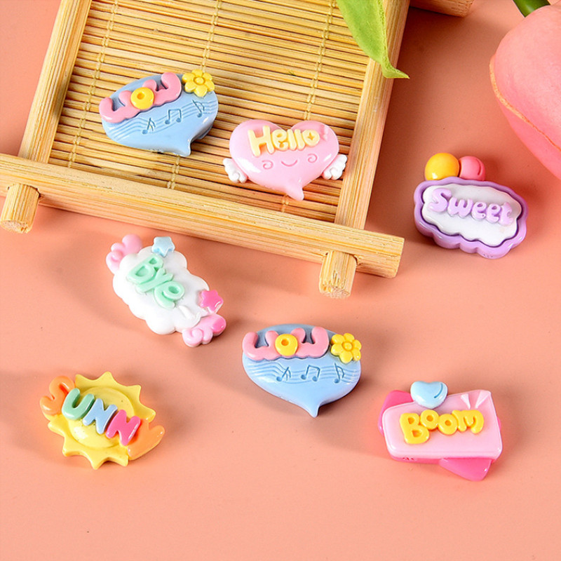 10/20/30 Pezzi Simpatici Patch - Resin Art Letter Keychain recensione e prezzo