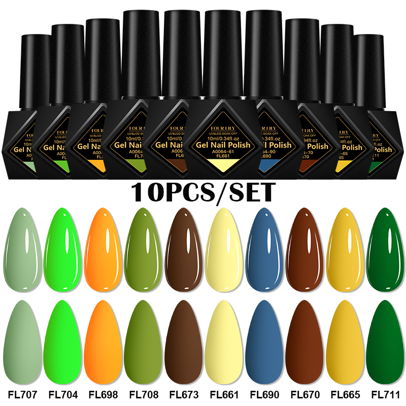 Set di 10 Smalti Gel per Unghi - Resin Art All recensione e prezzo