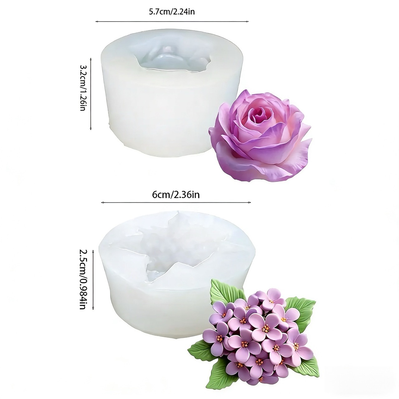 2 pezzi di stampi in silicone  - Resin Art All recensione e prezzo