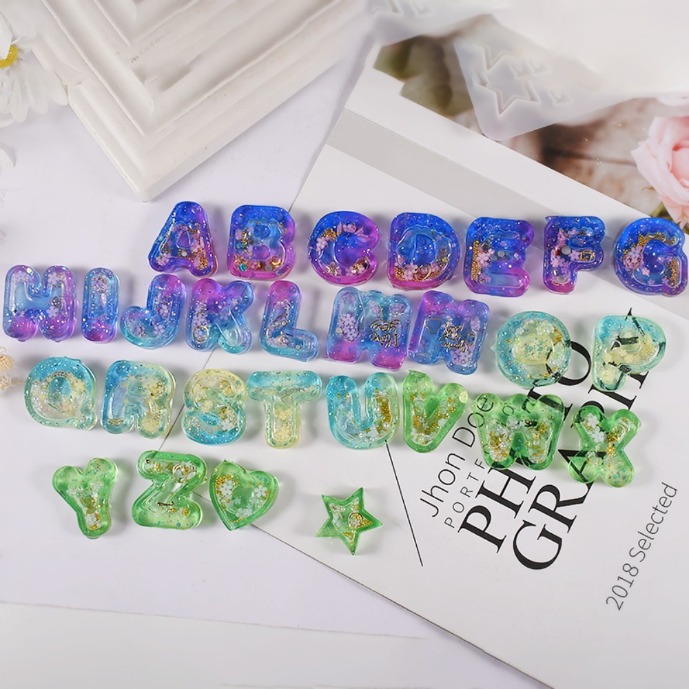 Stampo in silicone per lettere - Resin Art Letter Keychain recensione e prezzo