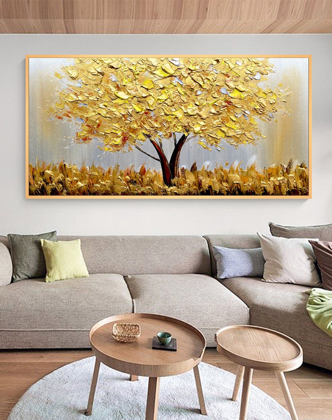 Albero Dorato in Fiore su Tela - Resin Art On Canvas recensione e prezzo