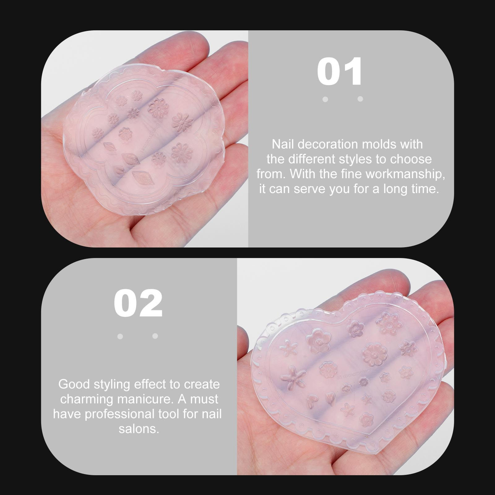 Set di 3 Stampi in Silicone Ri - Resin Art Template recensione e prezzo