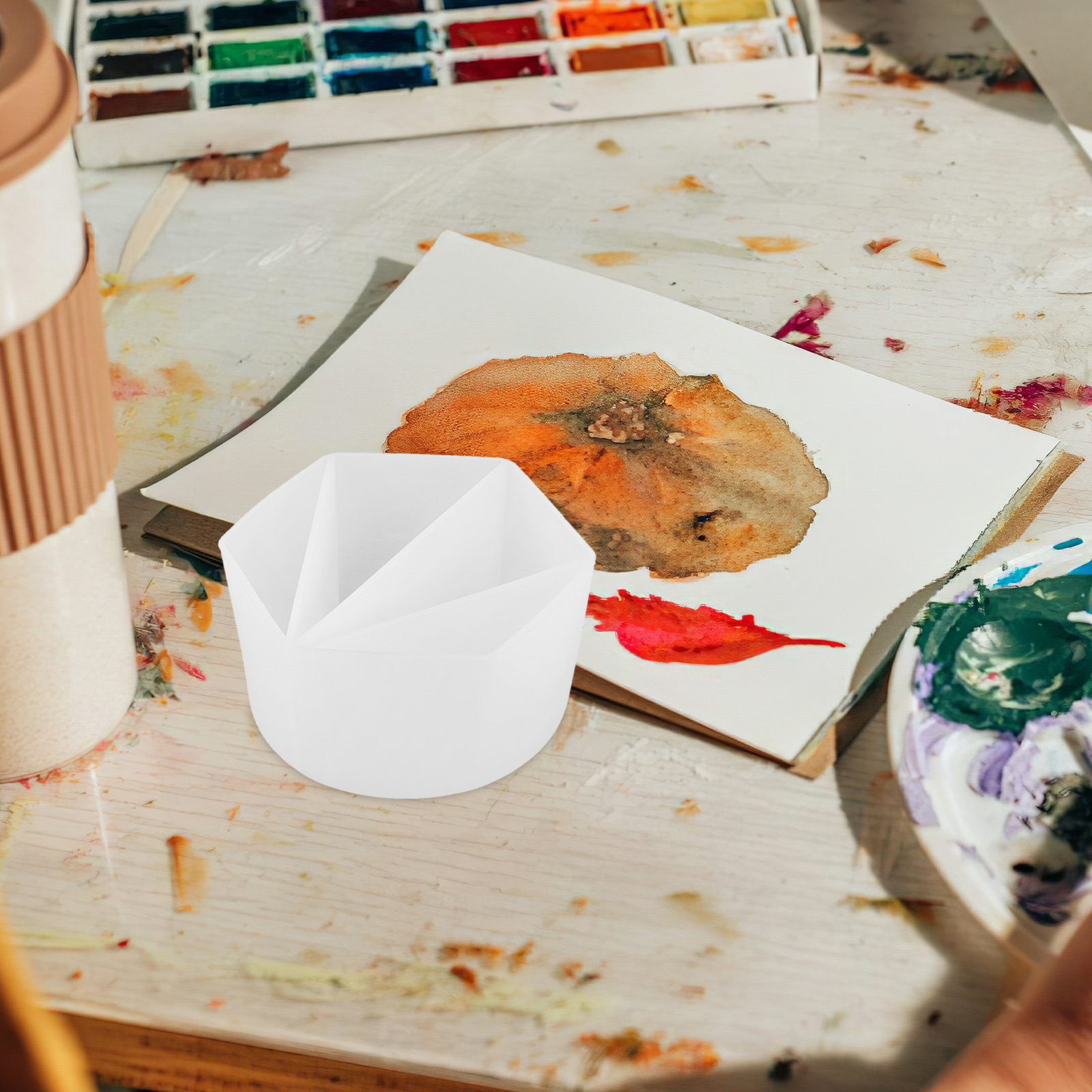 3 tazze in silicone riutilizza - Resin Art Pouring recensione e prezzo